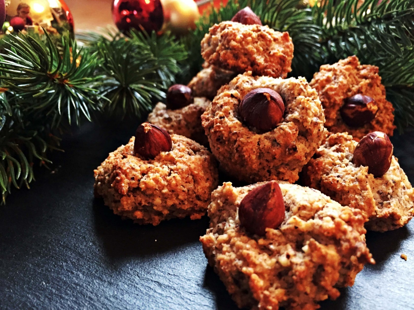 Lower-Carb Rezept für Nussmakronen ohne Zuckerzusatz