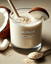 Rezept für Karibischer Kokos-Eiweiß Drink