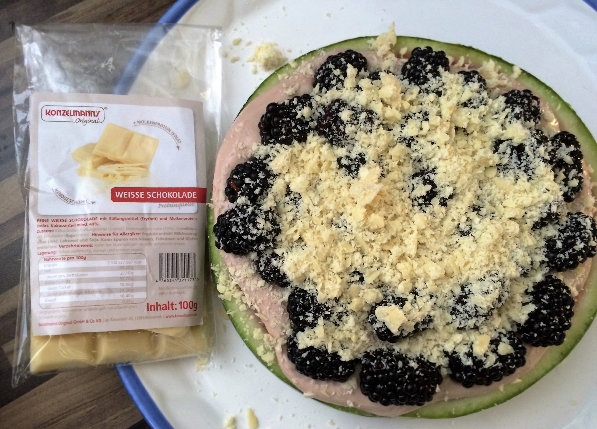 Low-Carb Dessert-Rezept: Die Wassermelonen-Pizza