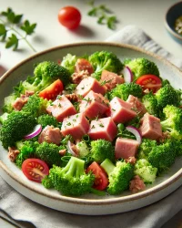 Rezept für Thunfisch Salat mit Broccoli