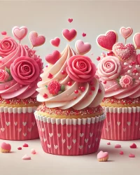 Rezept für Nicht nur für Valentinstag Cupcakes