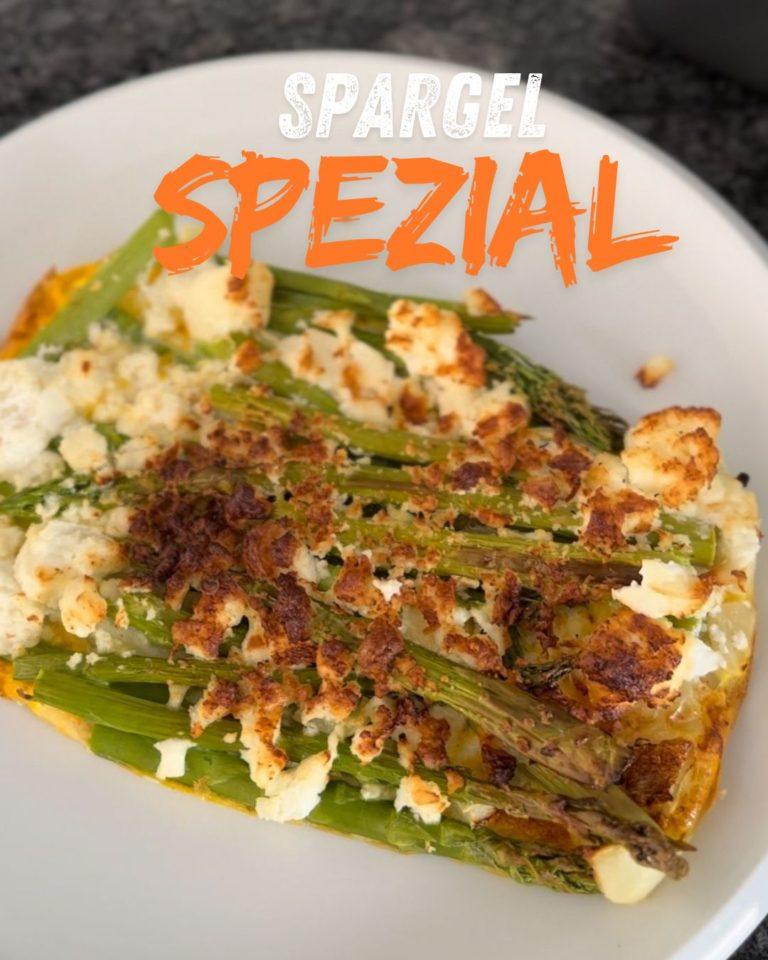 Rezeptbild Spargel-Spitzpaprika-Feta-Körbchen aus dem Airfryer