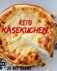 Rezept für Keto-Diät-Käsekuchen mit nur 3g Netto-Kohlenhydraten